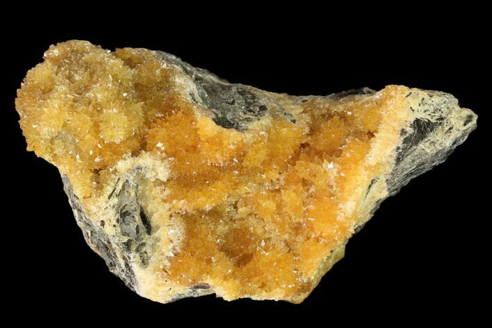 Intense Orange Calcite Crystal Cluster - Poland #148370